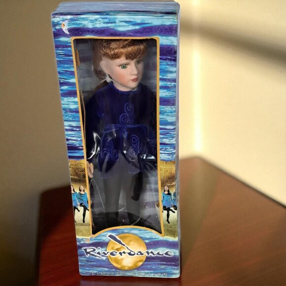 Rare Riverdance Ciara Collectible Doll in box with COA and stand